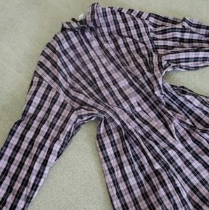 Plaid shirtdress